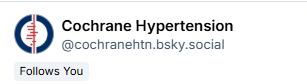 Cochrane hypertension's bluesky profile